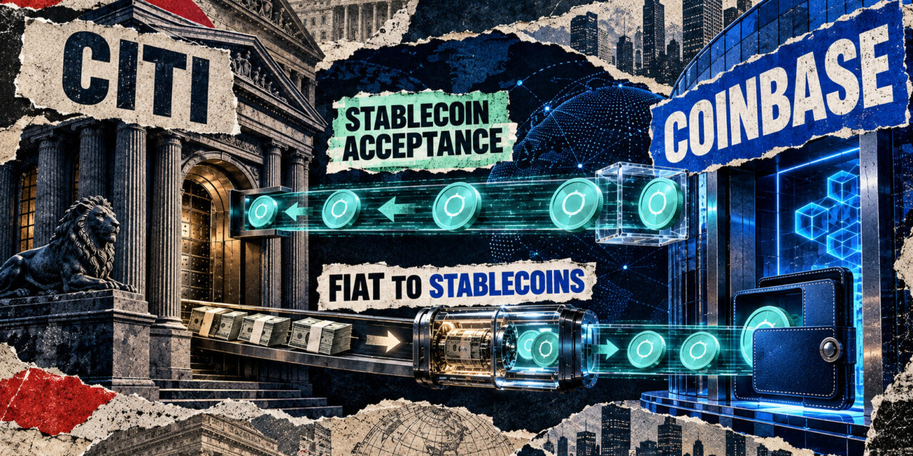 Coinbase powers Citi’s new stablecoin rails, and corporate banking faces a major shift