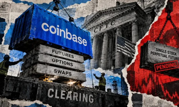 Coinbase just completed its US derivatives stack but its biggest bet still sits outside it