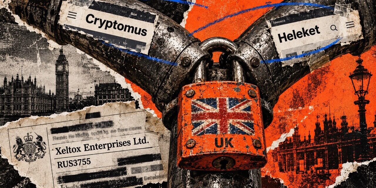 Switching from Cryptomus to Heleket leaves the same UK sanctions target