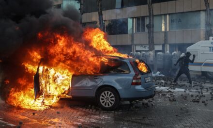 Violent protesters clash with Albanian police for 8th straight day as riots engulf France, Europe