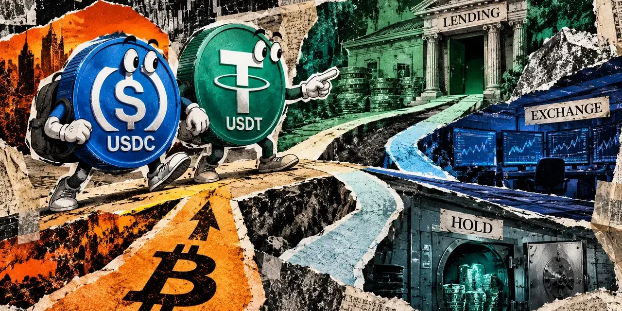 Crypto rallies point to slower USDC growth and faster USDT growth, study finds