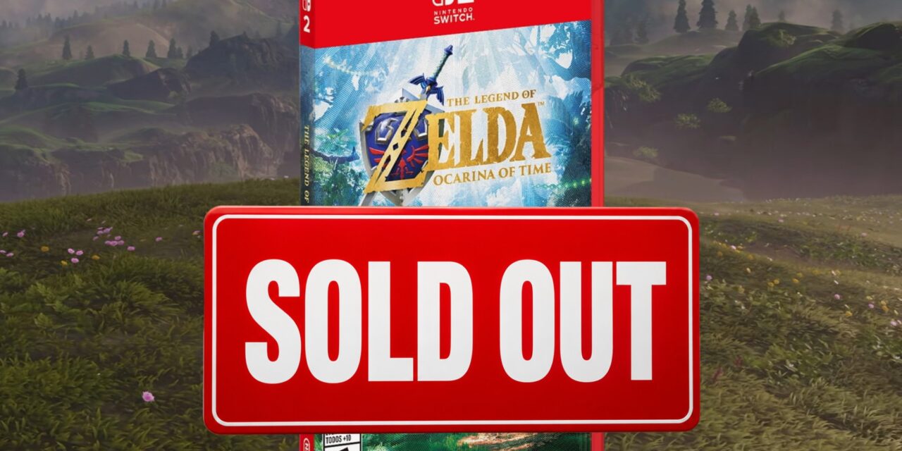 As Zelda: Ocarina of Time foil cover sells out permanently, some stores still have pre-order bonus